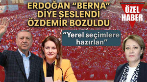 Erdoğan “Berna” diye seslendi Özdemir bozuldu